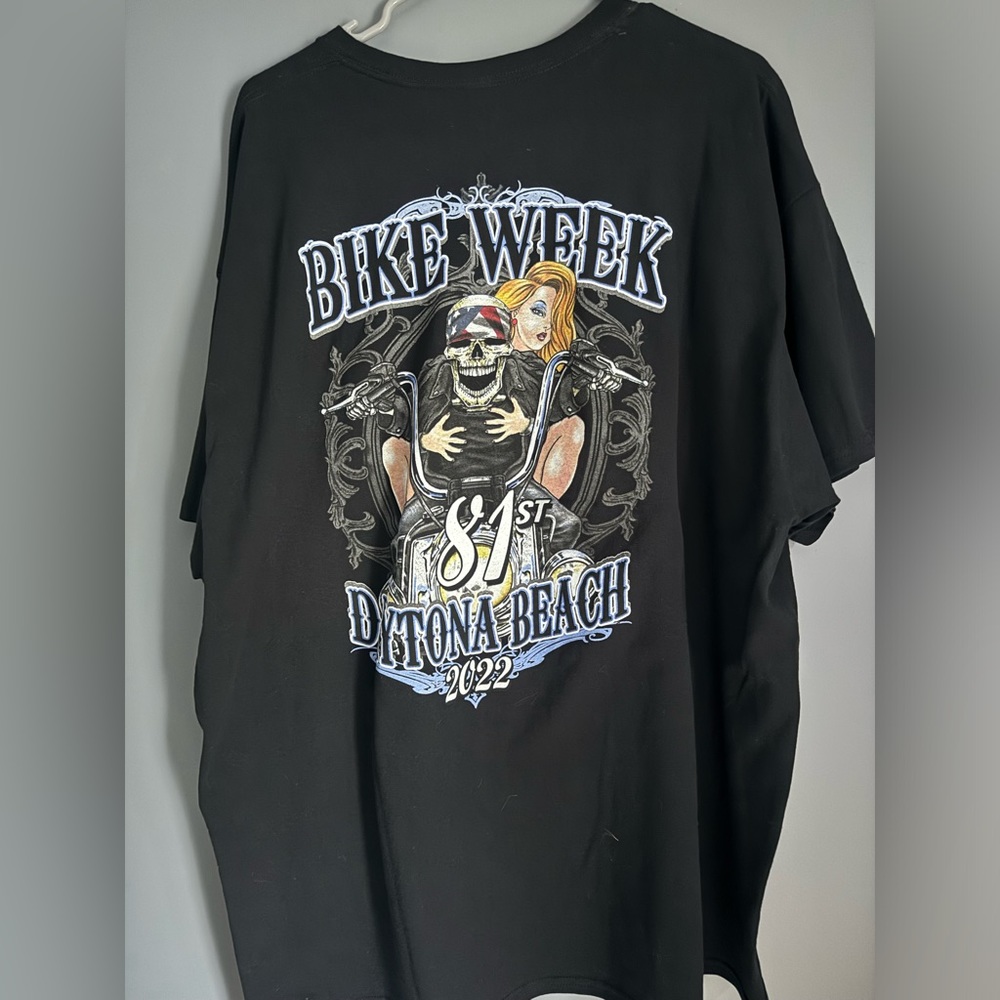 Daytona beach bike week 2022 2Xl.  Black.